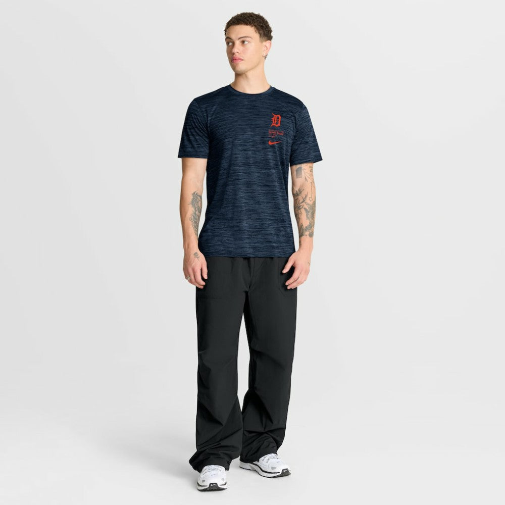 Detroit Tigers Nike Velocity Dri-FIT T-Shirt - Navy - Nike Online