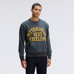 Fanatics Pittsburgh Steelers IconicFleece Pocket Sweatshirt Charcoal