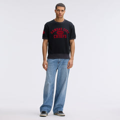 Fanatics Kansas City Chiefs IconicFleece Short Sleeve Sweatshirt Black