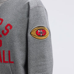 Fanatics San Francisco 49ers IconicFleece Pocket Sweatshirt Athletic Heather Gray