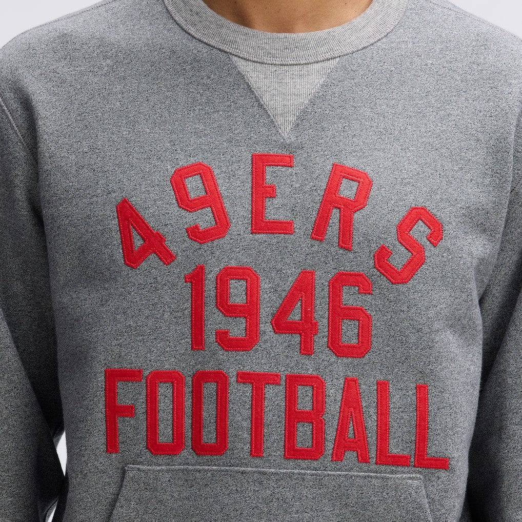 Fanatics San Francisco 49ers IconicFleece Pocket Sweatshirt Athletic Heather Gray