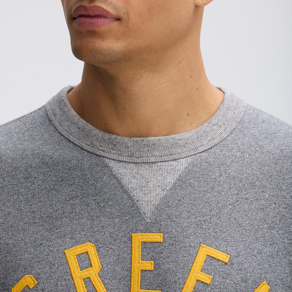 Fanatics Green Bay Packers IconicFleece Pocket Sweatshirt Athletic Heather Gray