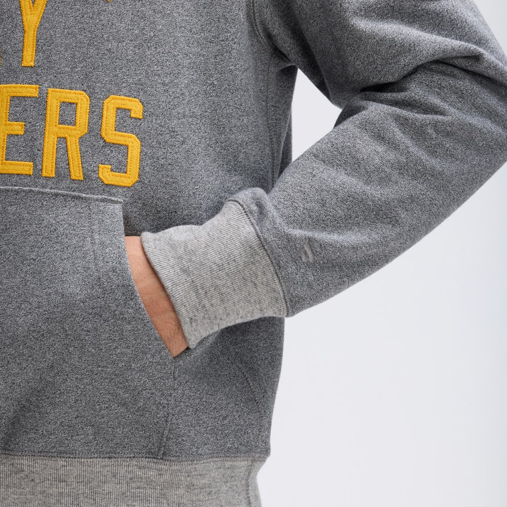 Fanatics Green Bay Packers IconicFleece Pocket Sweatshirt Athletic Heather Gray