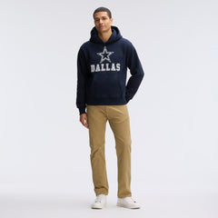Fanatics Dallas Cowboys IconicFleece Flocked Hoodie Navy