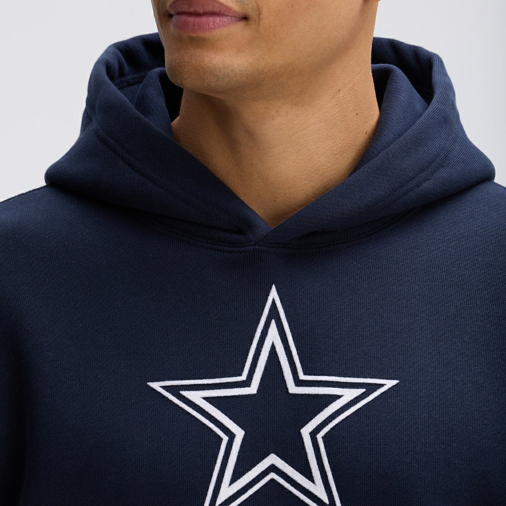 Fanatics Dallas Cowboys IconicFleece Flocked Hoodie Navy