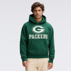 Fanatics Green Bay Packers IconicFleece Flocked Hoodie Green