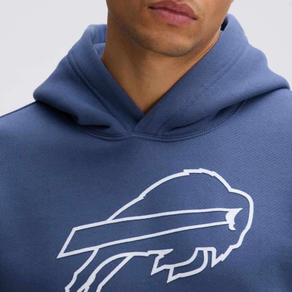 Fanatics Buffalo Bills IconicFleece Flocked Hoodie Royal