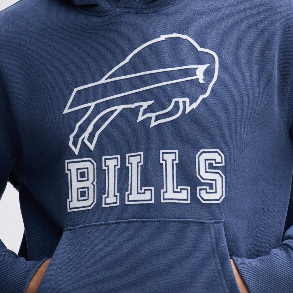 Fanatics Buffalo Bills IconicFleece Flocked Hoodie Royal