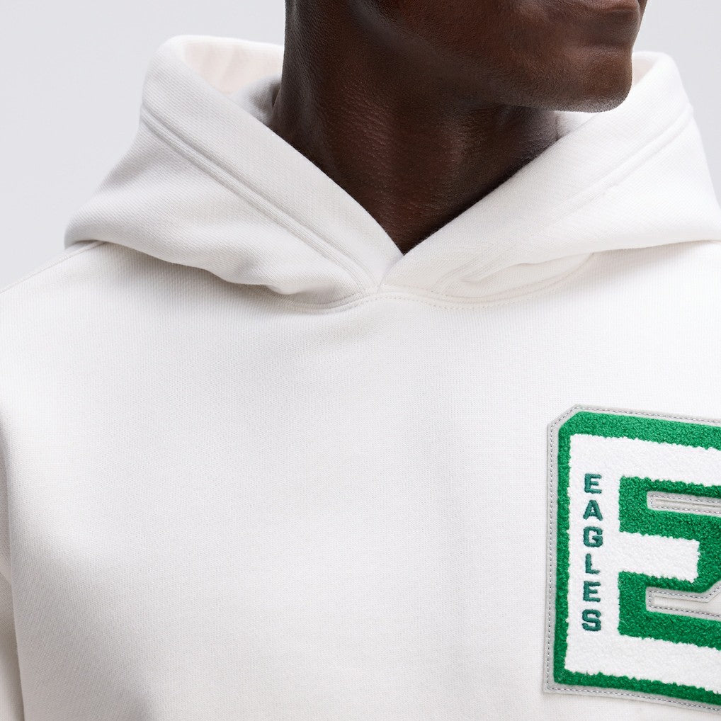 Fanatics Philadelphia Eagles IconicFleece Letterman Hoodie Oatmeal