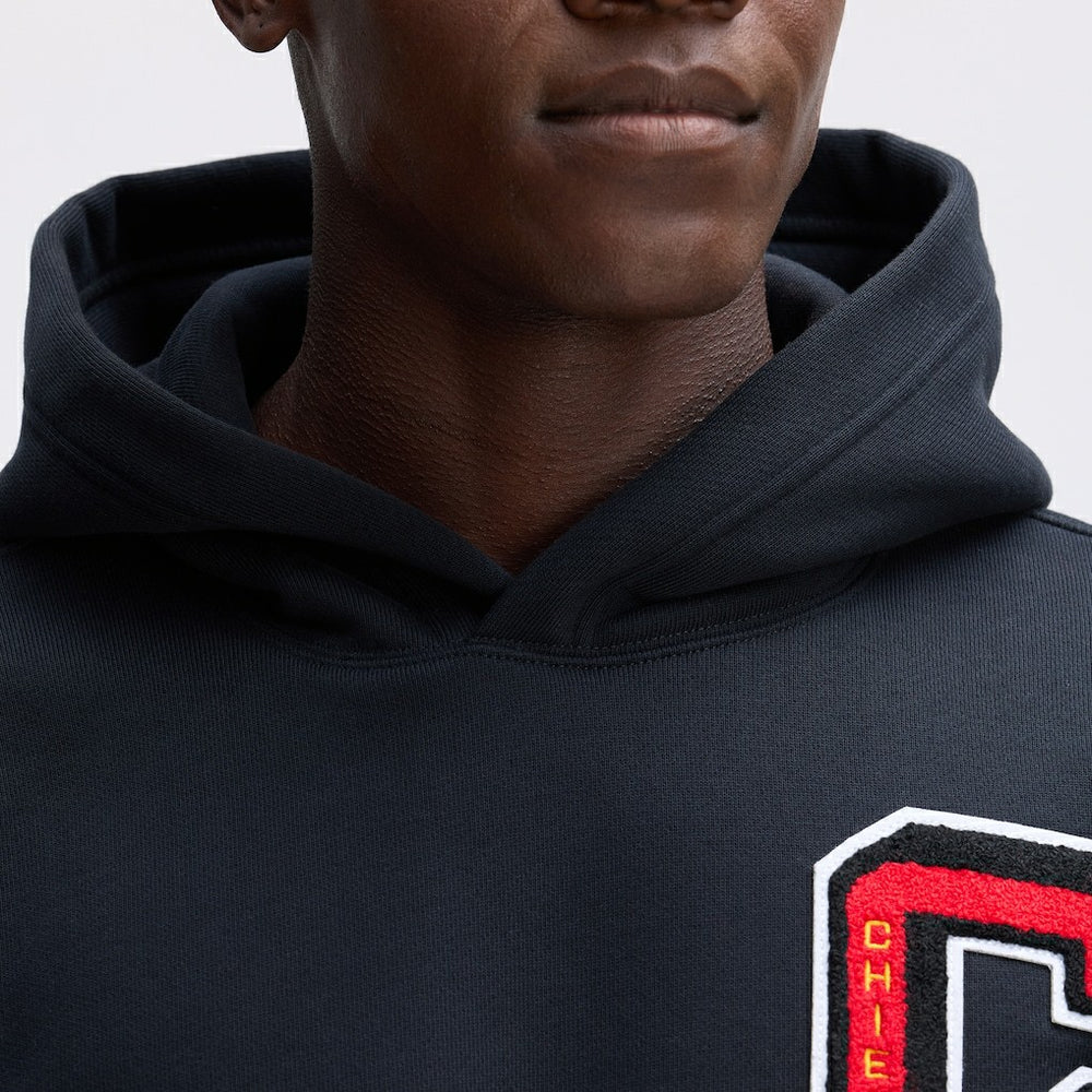 Fanatics Kansas City Chiefs IconicFleece Letterman Hoodie Black