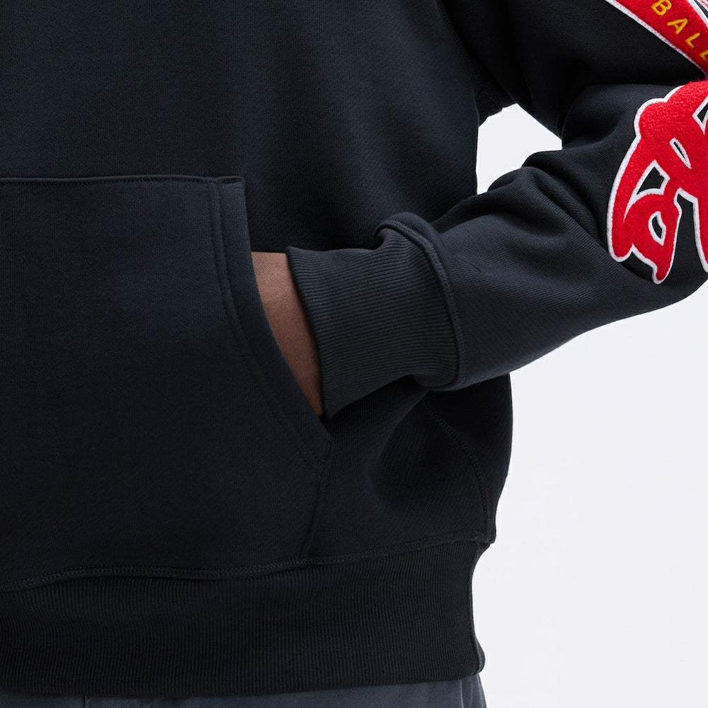 Fanatics Kansas City Chiefs IconicFleece Letterman Hoodie Black