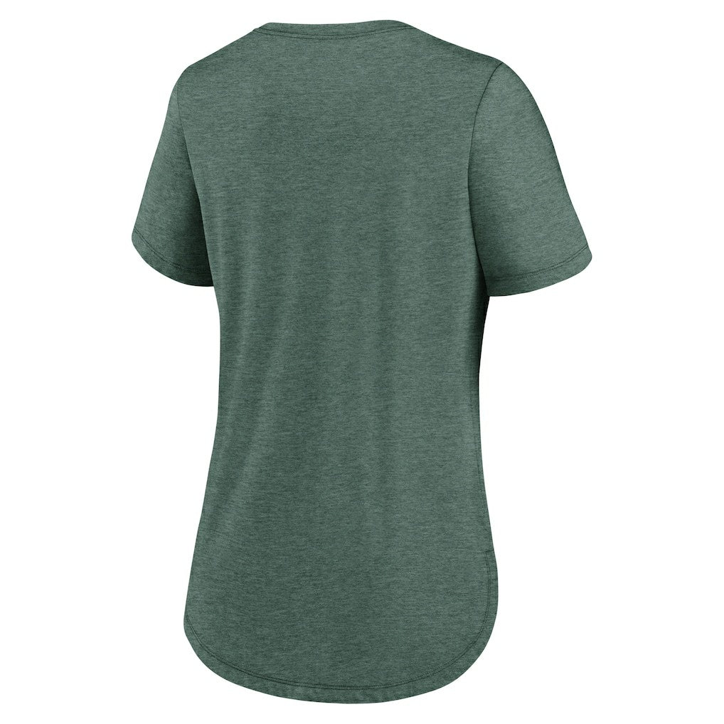 Nike New York Jets Women's The City Never Sleeps Tri-Blend T-Shirt Heather Green