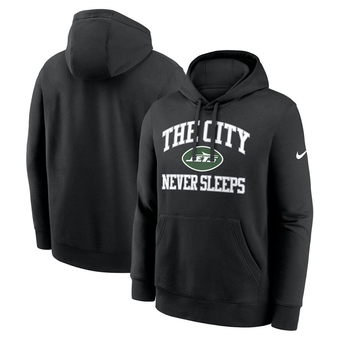 Nike New York Jets The City Never Sleeps Club Fleece Hoodie Black