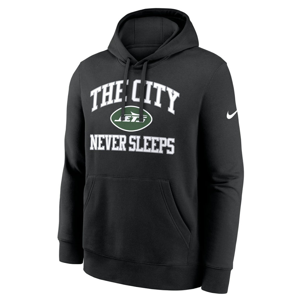 Nike New York Jets The City Never Sleeps Club Fleece Hoodie Black