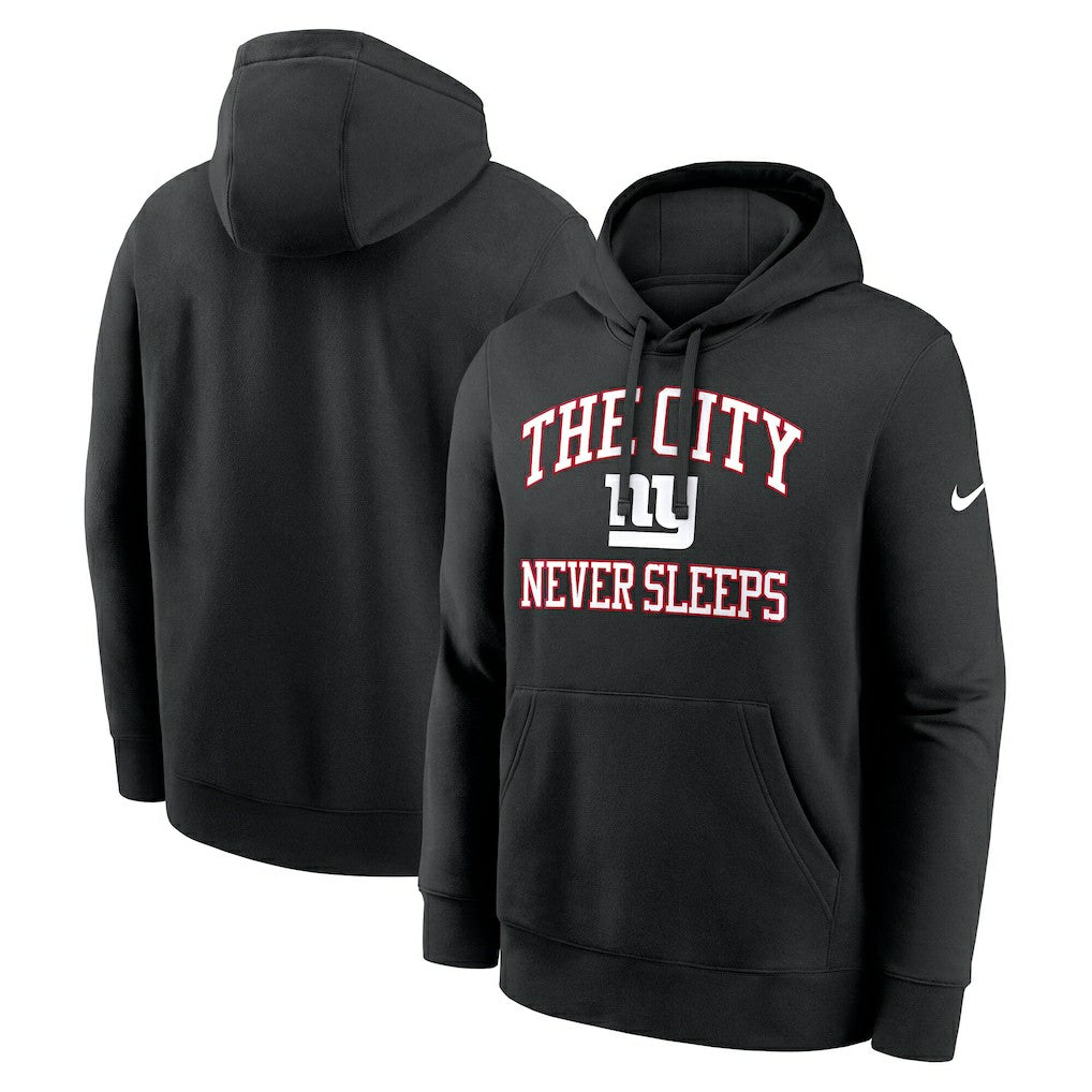 Nike New York Giants The City Never Sleeps Club Fleece Hoodie Black