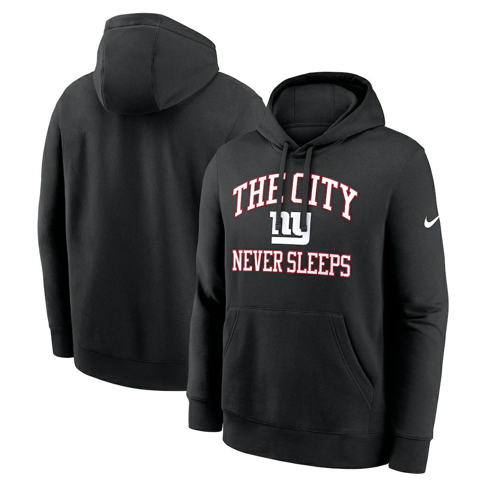Nike New York Giants The City Never Sleeps Club Fleece Hoodie Black