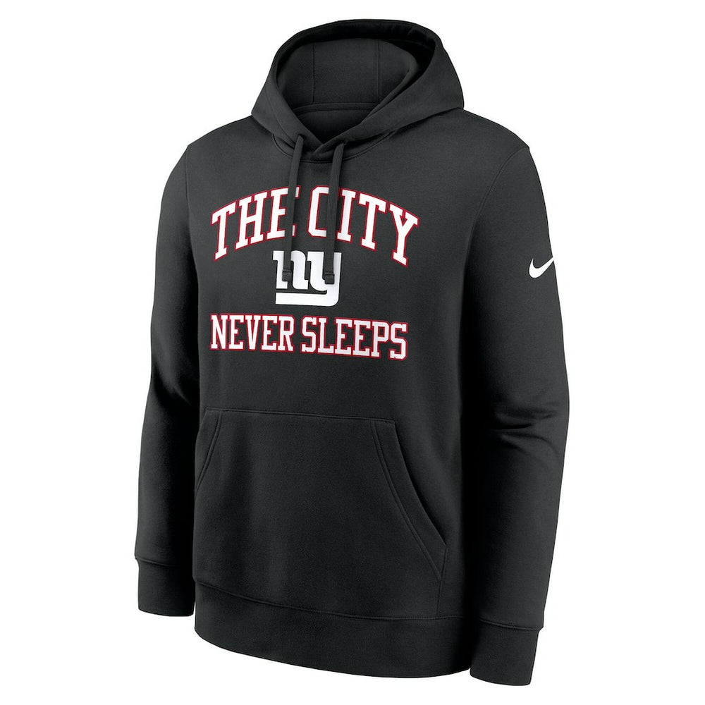 Nike New York Giants The City Never Sleeps Club Fleece Hoodie Black