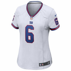 Nike Jaxson Dart New York Giants Women's Alternate Vintage White Game Jersey White
