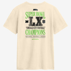 Nike Seattle Seahawks Super Bowl LX Champions Long Ball T-Shirt Natural