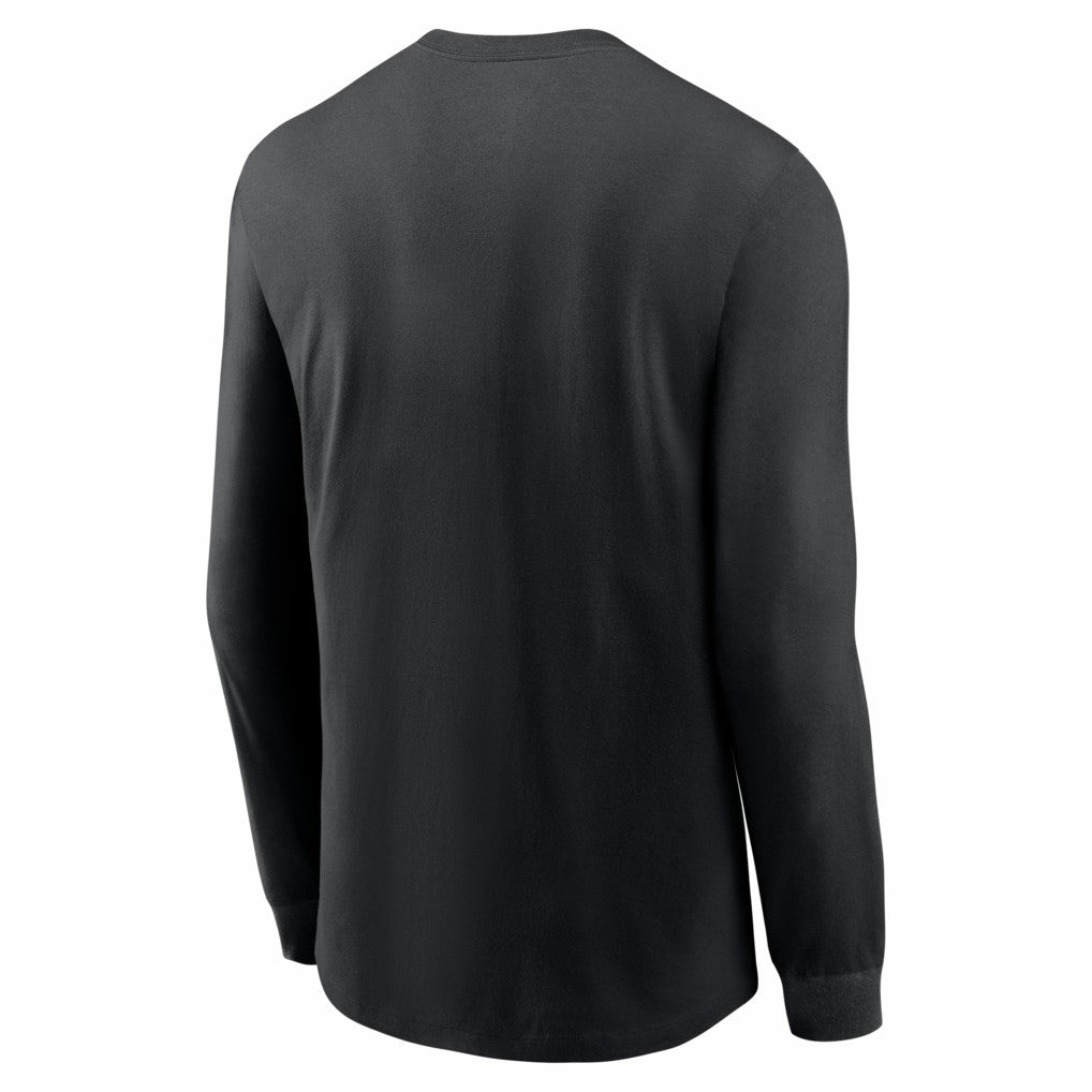 Nike Pittsburgh Steelers 2025 AFC North Division Champions Locker Room Trophy Collection Long Sleeve T-Shirt Black