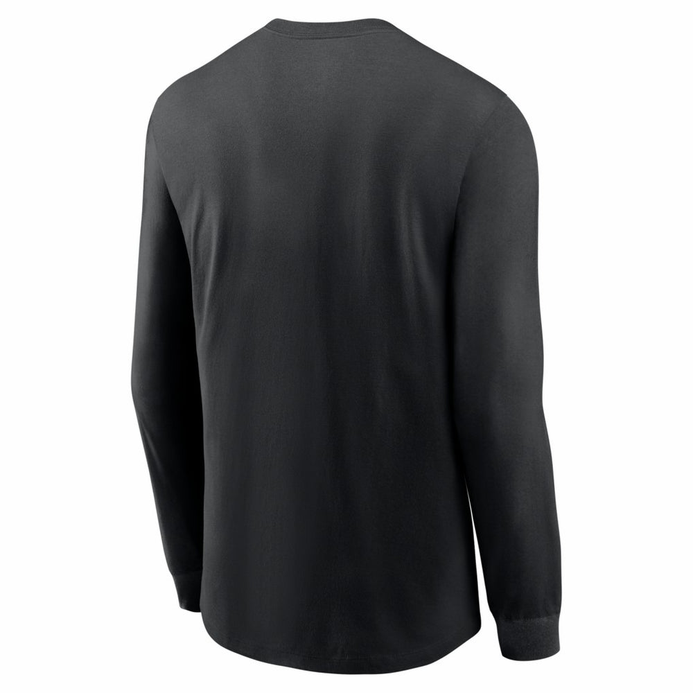 Nike Pittsburgh Steelers 2025 AFC North Division Champions Locker Room Trophy Collection Long Sleeve T-Shirt Black