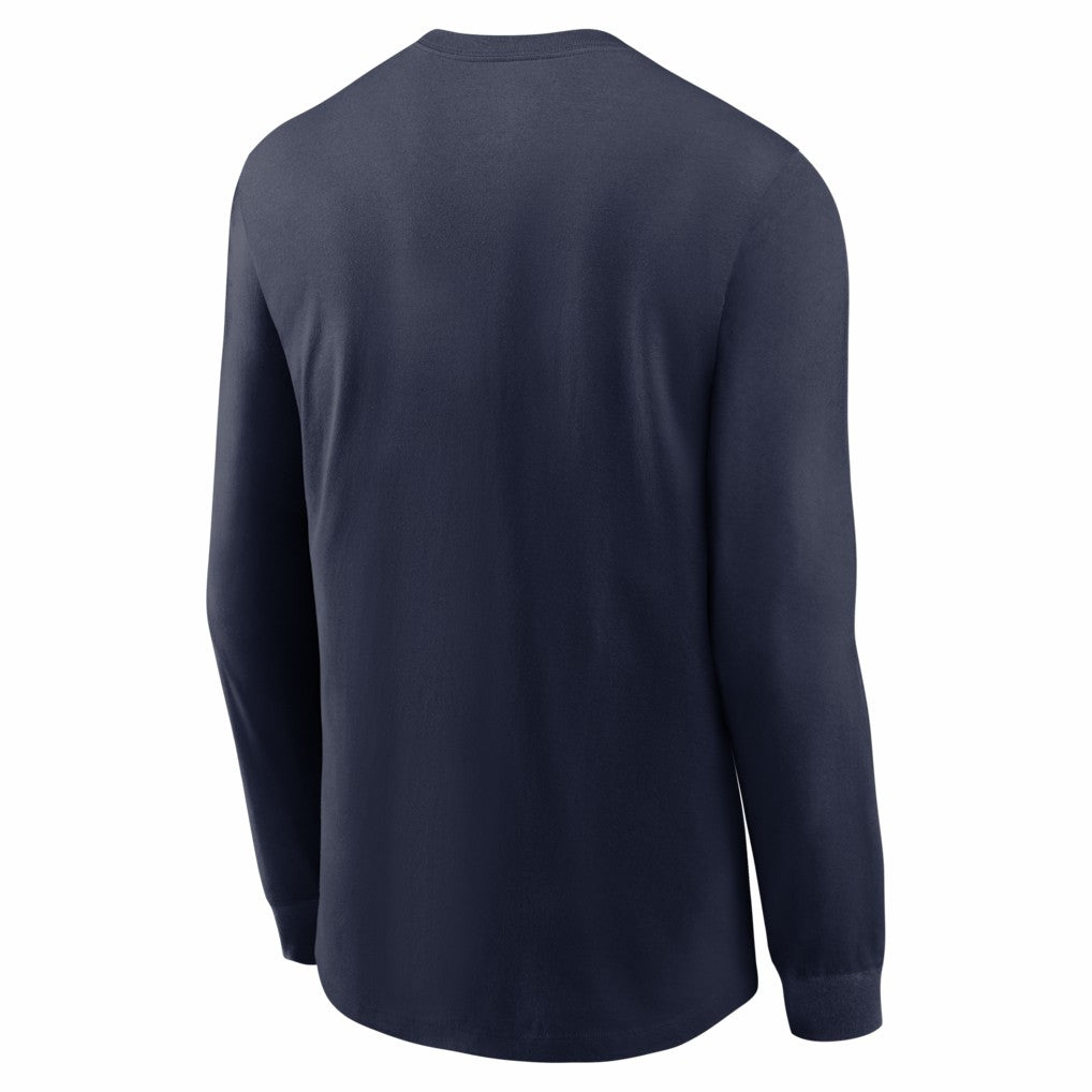 Nike Denver Broncos 2025 AFC West Division Champions Locker Room Trophy Collection Long Sleeve T-Shirt Navy