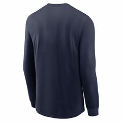 Nike Denver Broncos 2025 AFC West Division Champions Locker Room Trophy Collection Long Sleeve T-Shirt Navy