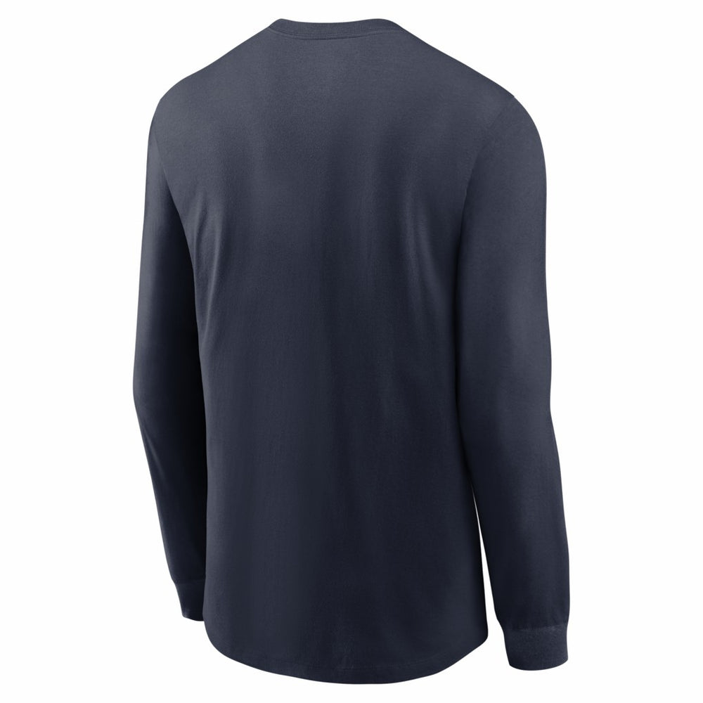 Nike Chicago Bears 2025 NFC North Division Champions Locker Room Trophy Collection Long Sleeve T-Shirt Navy