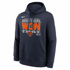 Nike Chicago Bears 2025 NFC North Division Champions Locker Room Trophy Collection Hoodie Navy