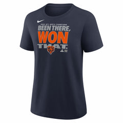 Nike Chicago Bears Women's 2025 NFC North Division Champions Locker Room Trophy Collection T-Shirt Navy