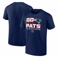 Fanatics New England Patriots 2025 AFC Champions Hometown T-Shirt Navy