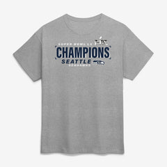 Fanatics Seattle Seahawks Super Bowl LX Champions Counting Points Score T-Shirt Steel