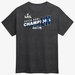 Fanatics Seattle Seahawks Super Bowl LX Champions Best Teammates Roster T-Shirt Heather Charcoal