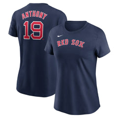 Roman Anthony Boston Red Sox Nike Women's Cooperstown Collection Fuse Name & Number T-Shirt - Navy - Nike Online