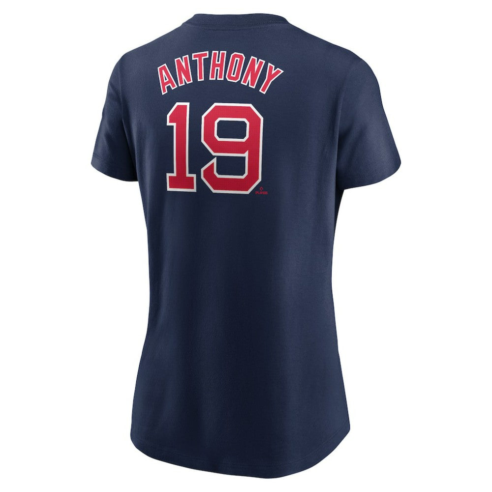 Roman Anthony Boston Red Sox Nike Women's Cooperstown Collection Fuse Name & Number T-Shirt - Navy - Nike Online