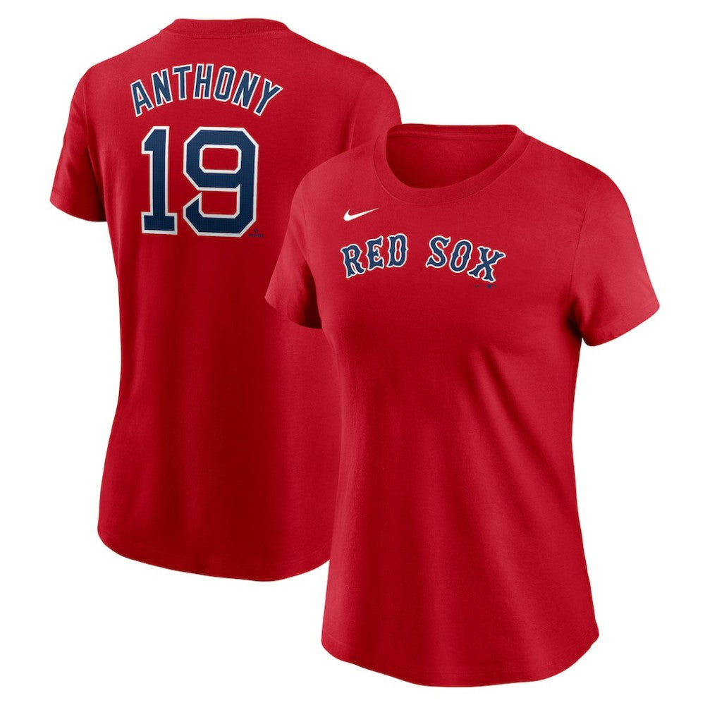Roman Anthony Boston Red Sox Nike Women's Cooperstown Collection Fuse Name & Number T-Shirt - Red - Nike on Sale