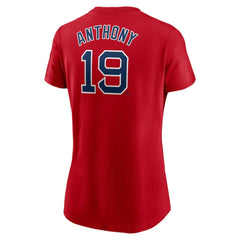 Roman Anthony Boston Red Sox Nike Women's Cooperstown Collection Fuse Name & Number T-Shirt - Red - Nike on Sale