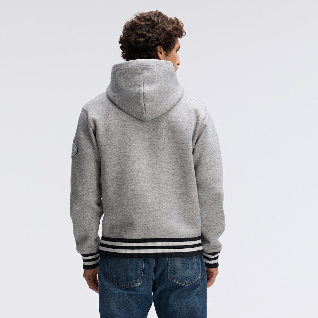 Fanatics Dallas Cowboys IconicFleece Tipped Hoodie Heather Gray