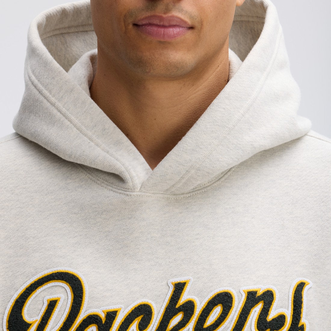 Fanatics Green Bay Packers IconicFleece Tipped Hoodie Oatmeal