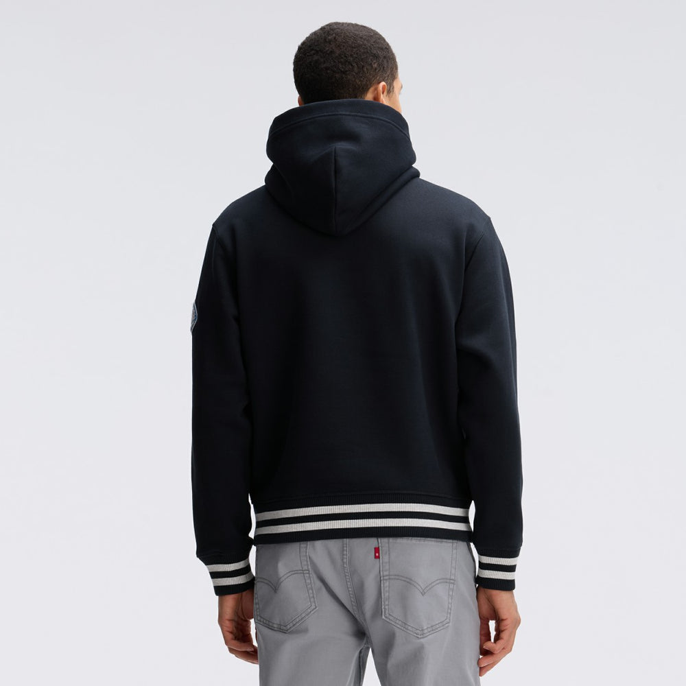 Fanatics Detroit Lions IconicFleece Tipped Hoodie Black