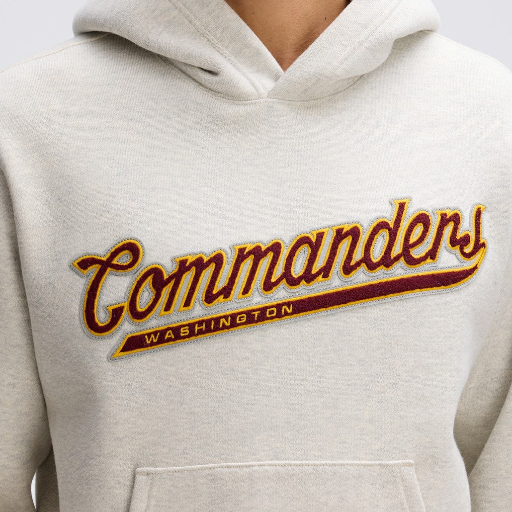 Fanatics Washington Commanders IconicFleece Tipped Hoodie Oatmeal