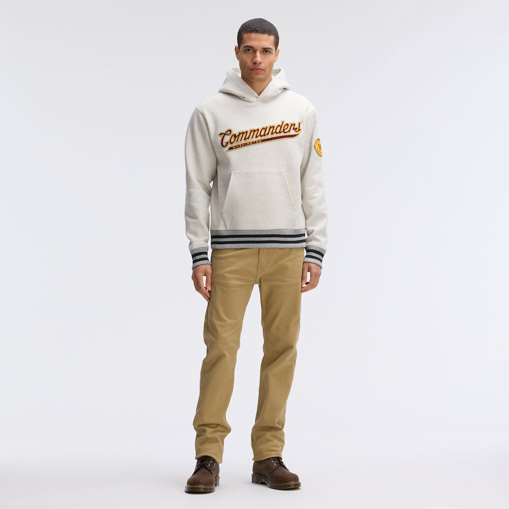 Fanatics Washington Commanders IconicFleece Tipped Hoodie Oatmeal