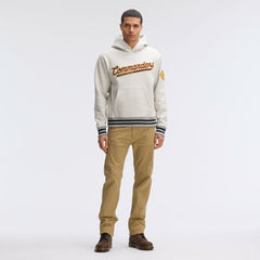 Fanatics Washington Commanders IconicFleece Tipped Hoodie Oatmeal