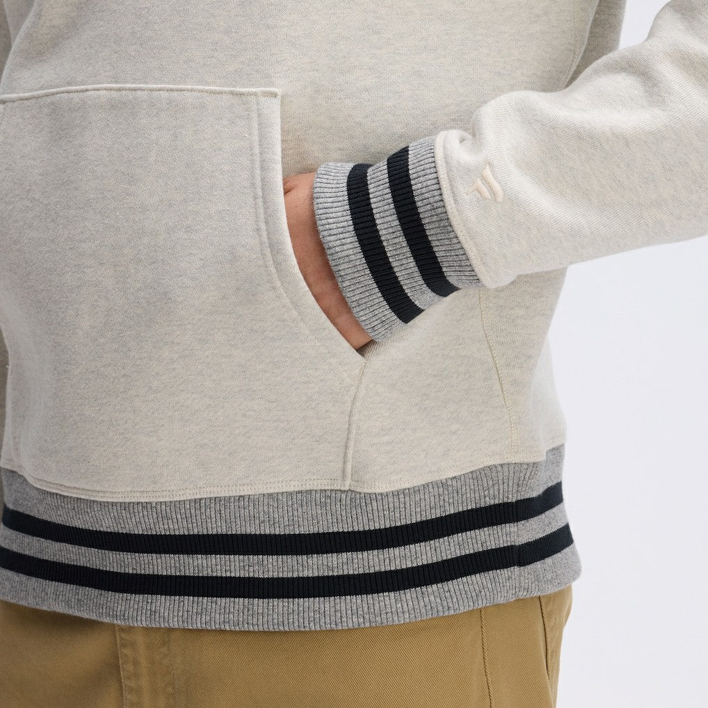 Fanatics Washington Commanders IconicFleece Tipped Hoodie Oatmeal