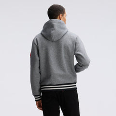 Fanatics Kansas City Chiefs IconicFleece Tipped Hoodie Athletic Heather Gray