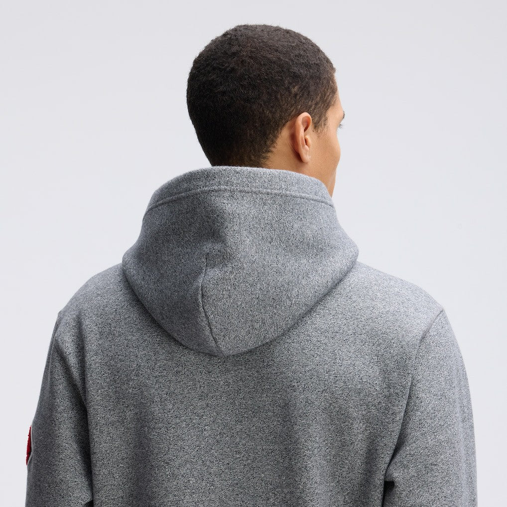 Fanatics Kansas City Chiefs IconicFleece Tipped Hoodie Athletic Heather Gray