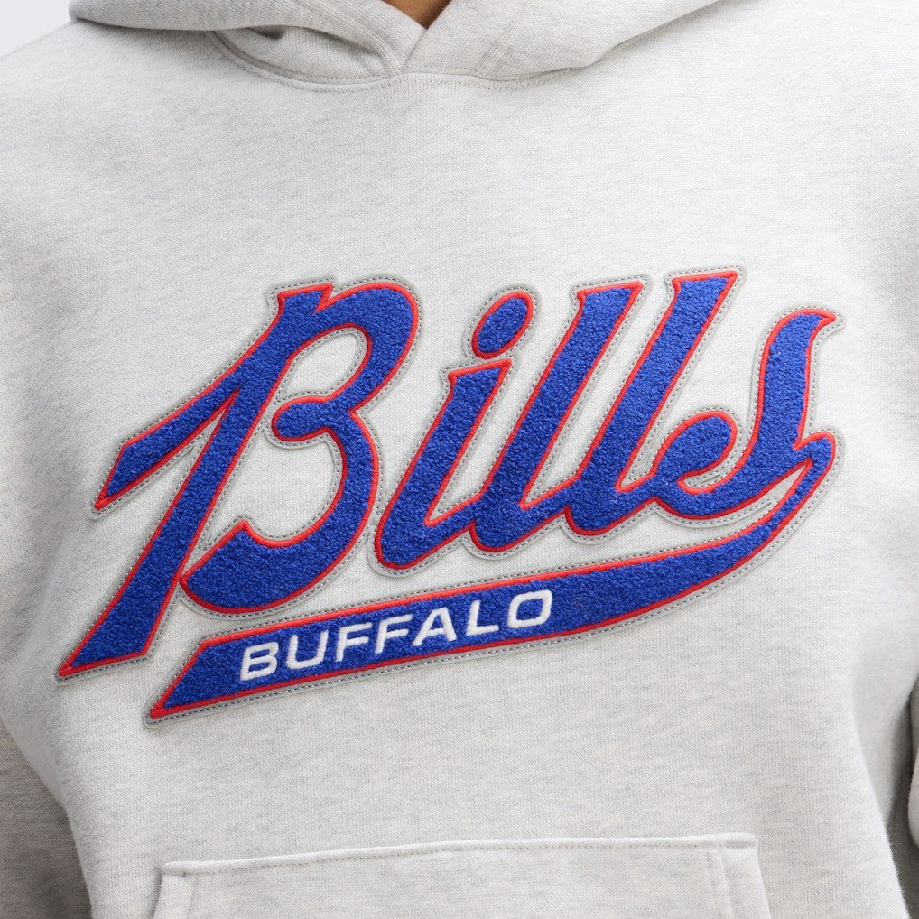 Fanatics Buffalo Bills IconicFleece Tipped Hoodie Heather Gray