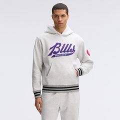 Fanatics Buffalo Bills IconicFleece Tipped Hoodie Heather Gray