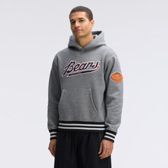Fanatics Chicago Bears IconicFleece Tipped Hoodie Athletic Heather Gray