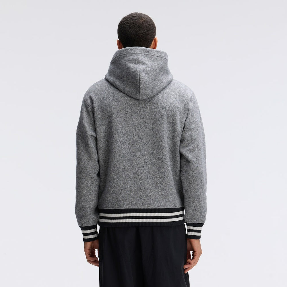Fanatics Chicago Bears IconicFleece Tipped Hoodie Athletic Heather Gray